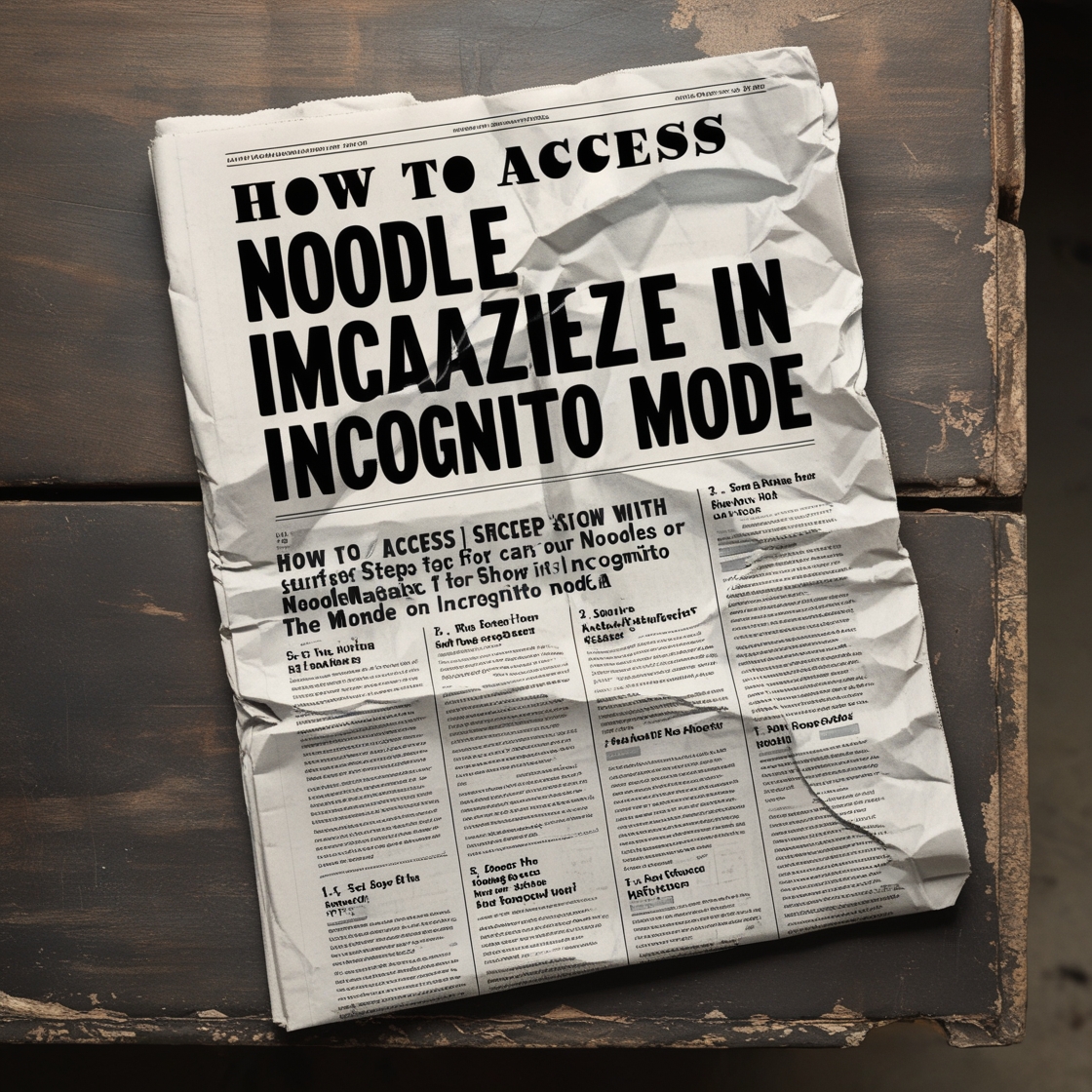 Access NoodleMagazine in Incognito Mode on Chrome, Firefox, Safari, and Edge